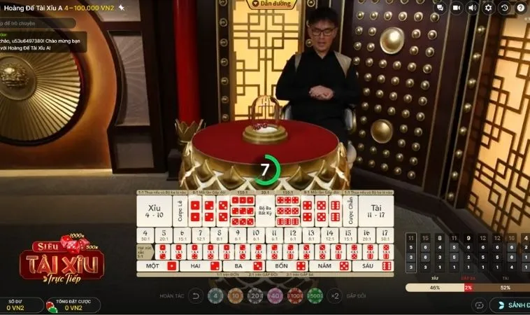 Bàn cược Tài Xỉu Nhà Cái Khin789