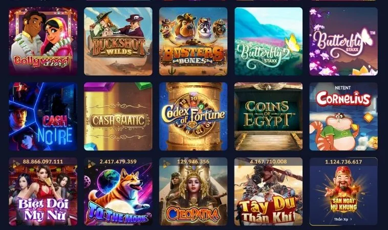 Đa dạng các thể loại game để trải nghiệm tại nhà cái Khin789