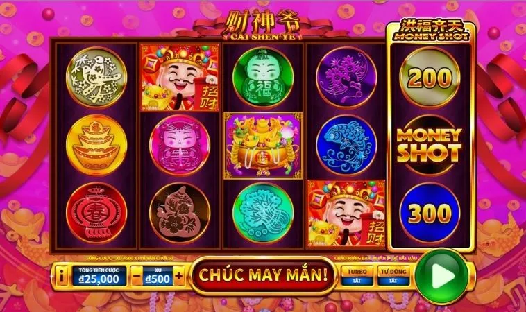 Giao diện chơi Nổ Hũ Thần Tài Tại Khin789